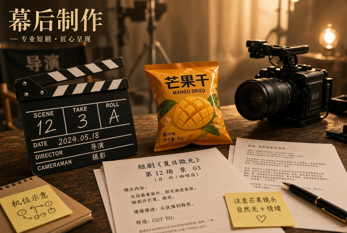 短剧制作过程视觉